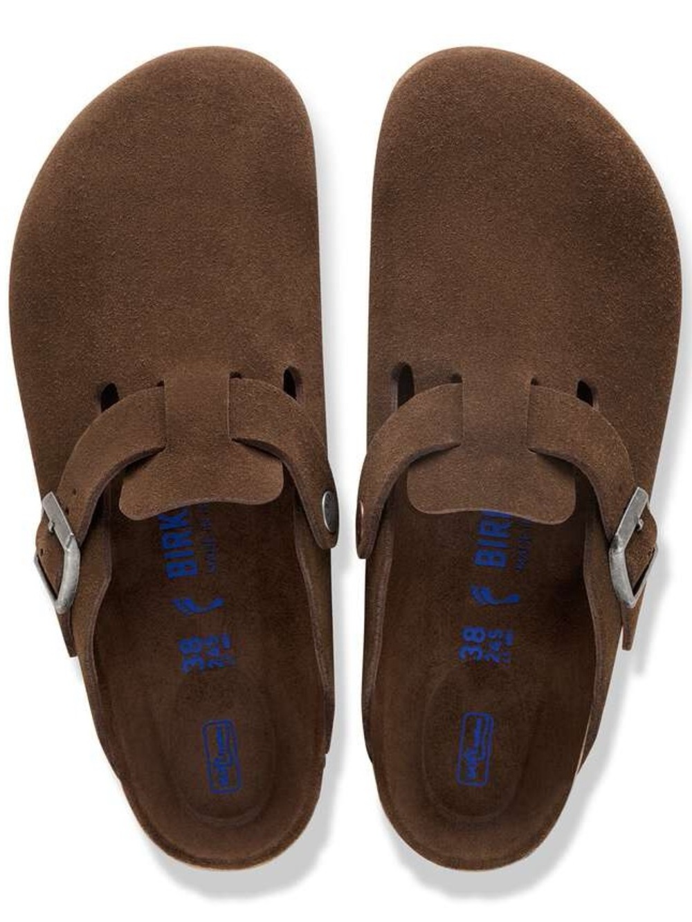 Birkenstock Boston Clog Brown Suede